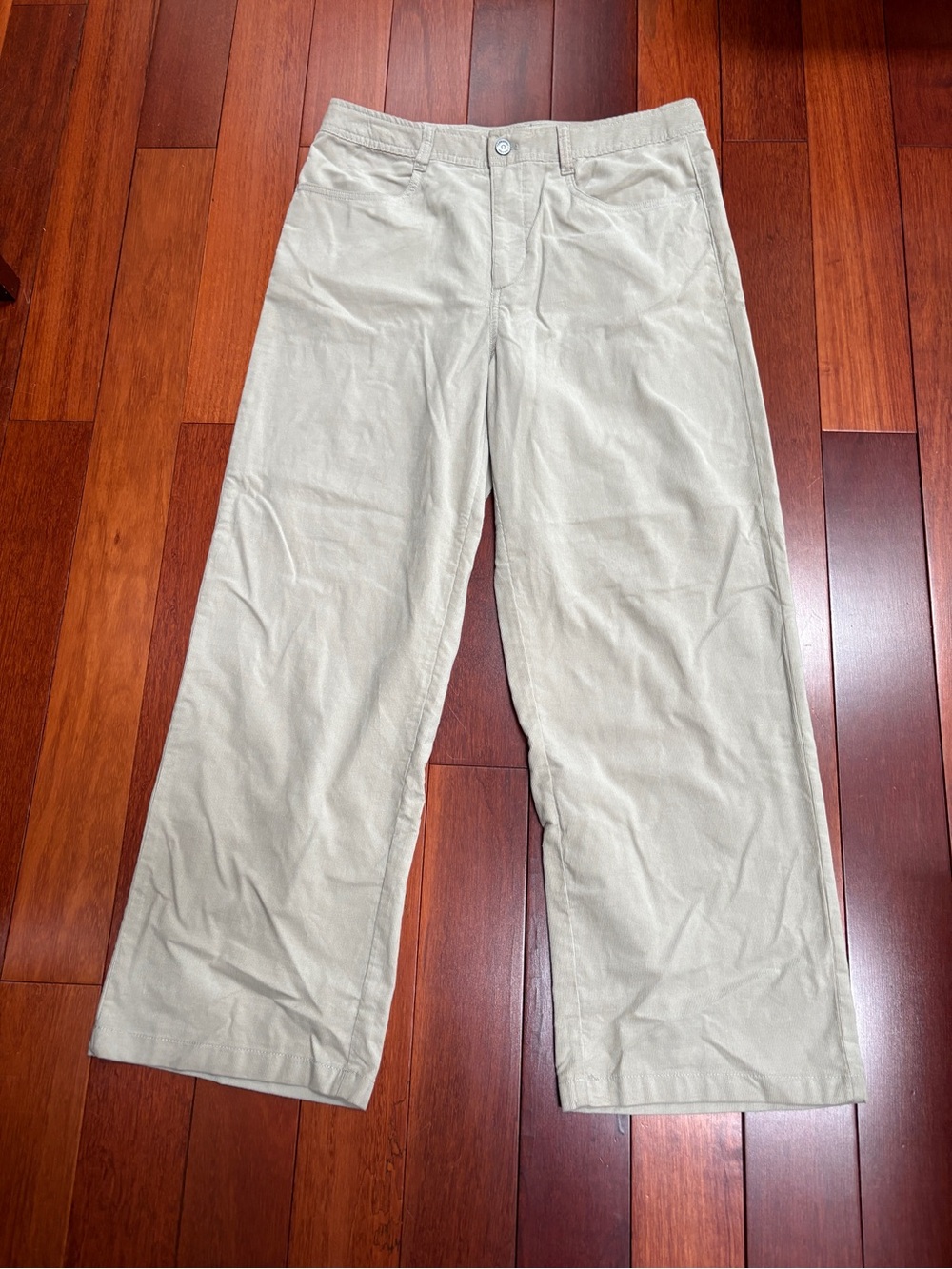 NWOT Calvin Klein Wide Leg Pants in Light Beige